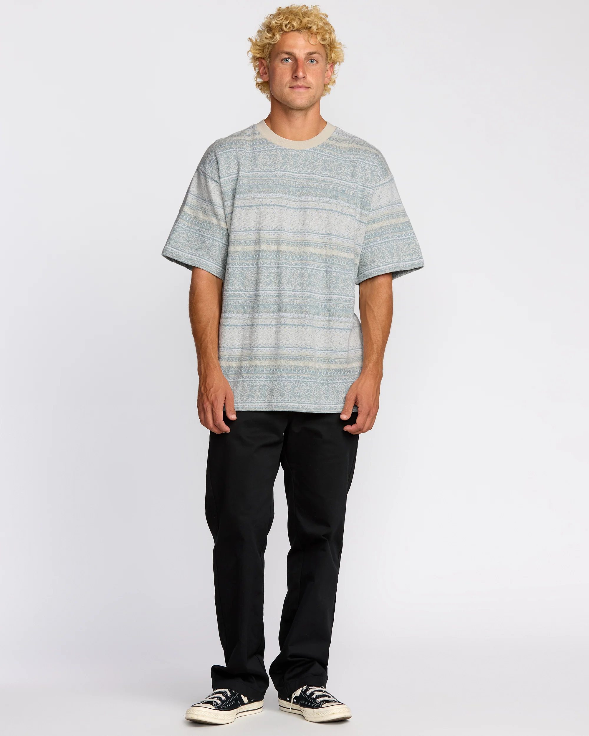 Sunshines Garage Short Sleeve T-Shirt - Stone Blue - Image 4